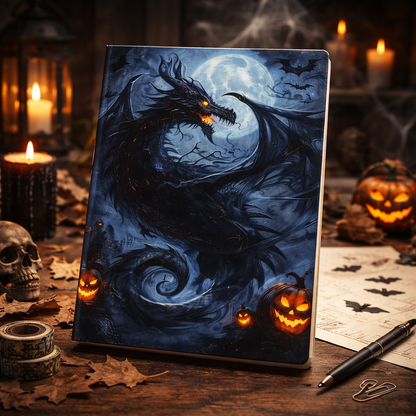 [NB-26-007] Midnight Dragon Gothic Art Notebook