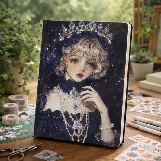[NB-26-003] Starry Gothic Queen Art Journal