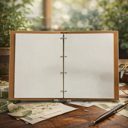[NB-26-005] Forest Fairy Wings Art Journal