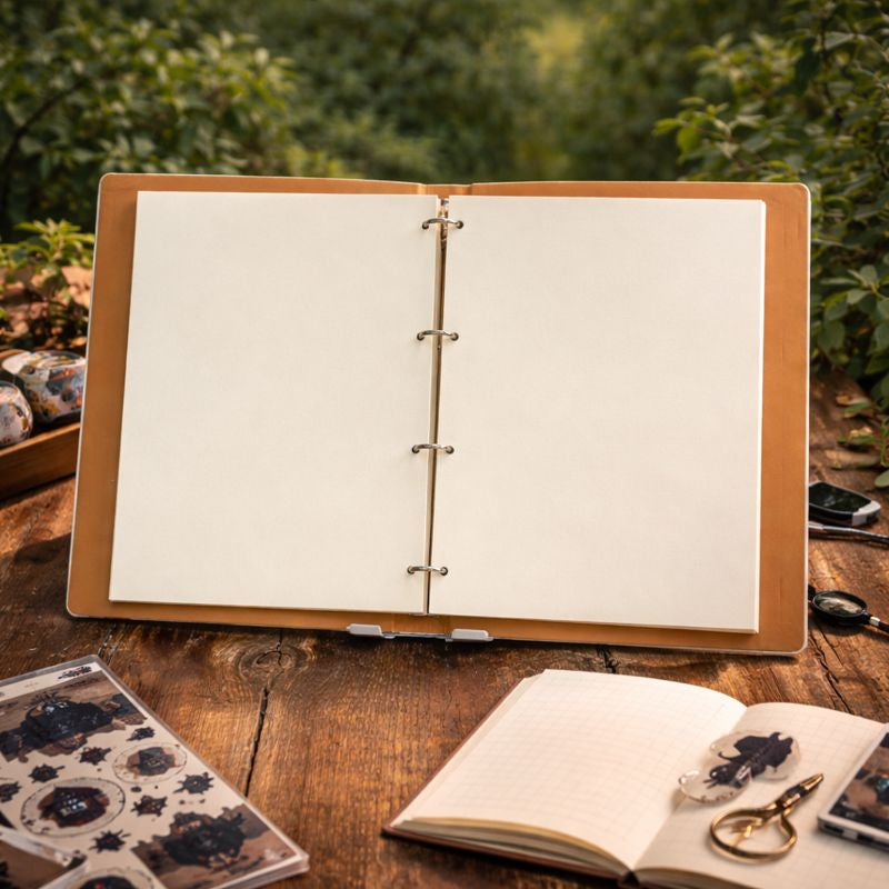 [NB-26-004] Blood Moon Gothic Cathedral Art Journal