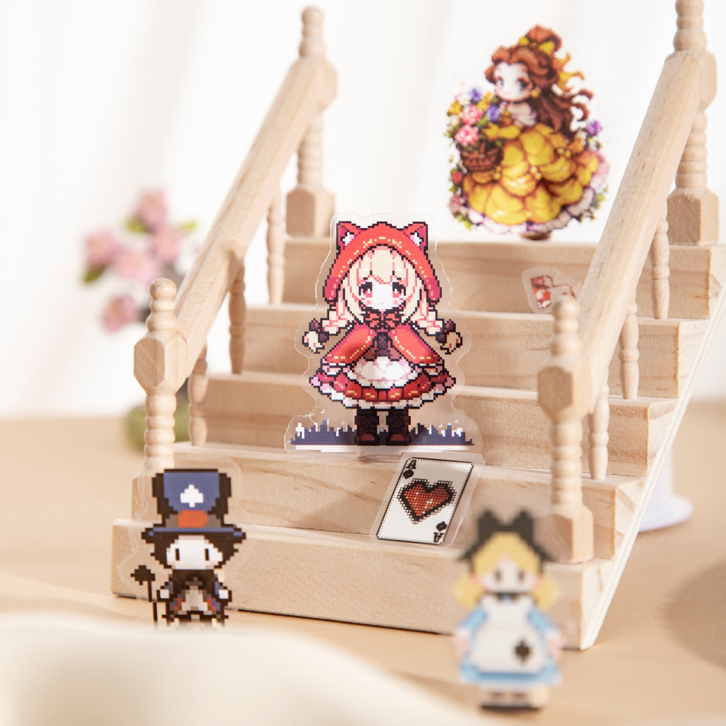 [2603-139] Pixel Fairy Tale PET Sticker Book 4 Styles
