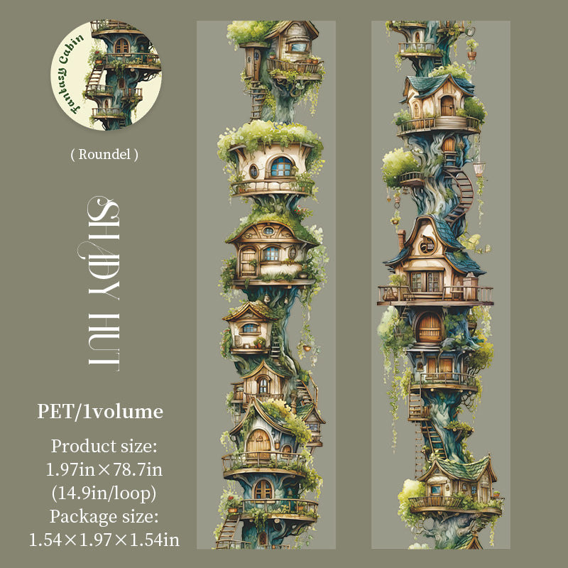 [2603-050] Treehouse Seamless PET Tape 4 Styles