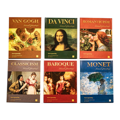 [2601-143] Vintage Art Mini Books – Classic Masterpiece Collage Series (6 Designs)