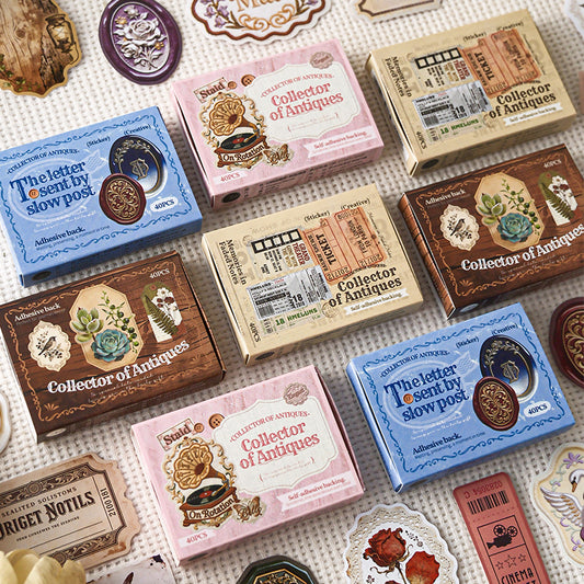 [2601-191] Vintage Collector Life Sticker Set