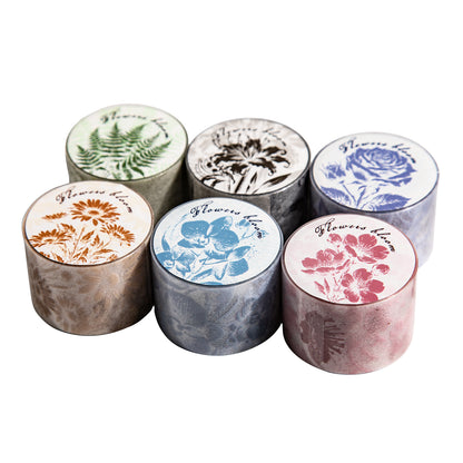 [2601-186] Blooming Dawn Botanical PET Washi Tape