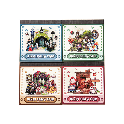 [2603-139] Pixel Fairy Tale PET Sticker Book 4 Styles