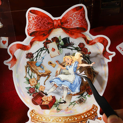 [2603-031] Fantasy Crystal Ball Scene Stickers 4 Styles