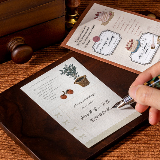 [2601-180] A Little Bakery – Memo Pad Collage Sticker Set (6 Designs)