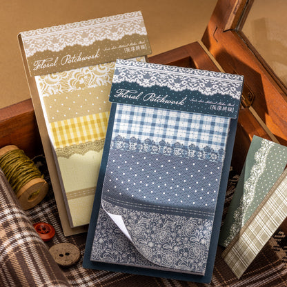 [2601-171] Floral Patchwork – Vintage Lace Collage Paper Pad (6 Designs)