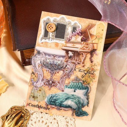 [2603-074] Baroque Forest Stickers 4 Styles