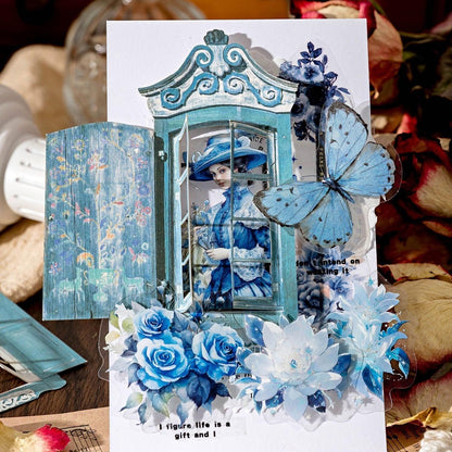 1189 Sticker Pack Flower Window Sill Series - Memo Journals