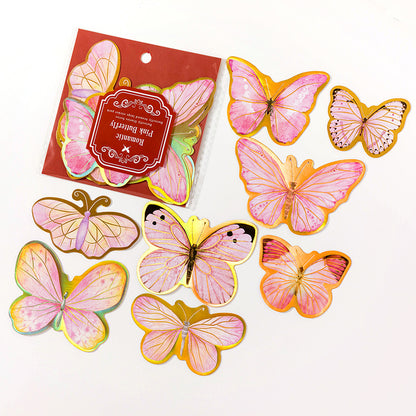 [2601-210] Foil Butterfly Journal Sticker Set