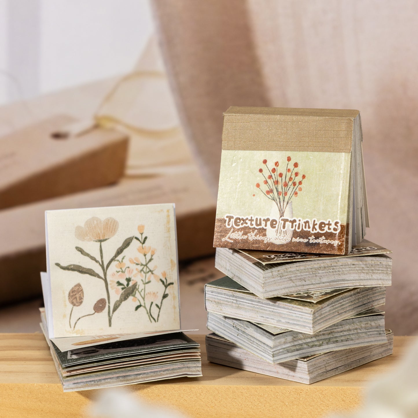 [2603-102] Mini Square Lifestyle Sticker Book 4 Styles