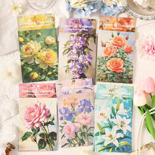 [2602-033] Embossed Floral Decorative Paper 6 Styles