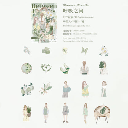 [2601-188] Candy Poetry Girl Journey PET Stickers