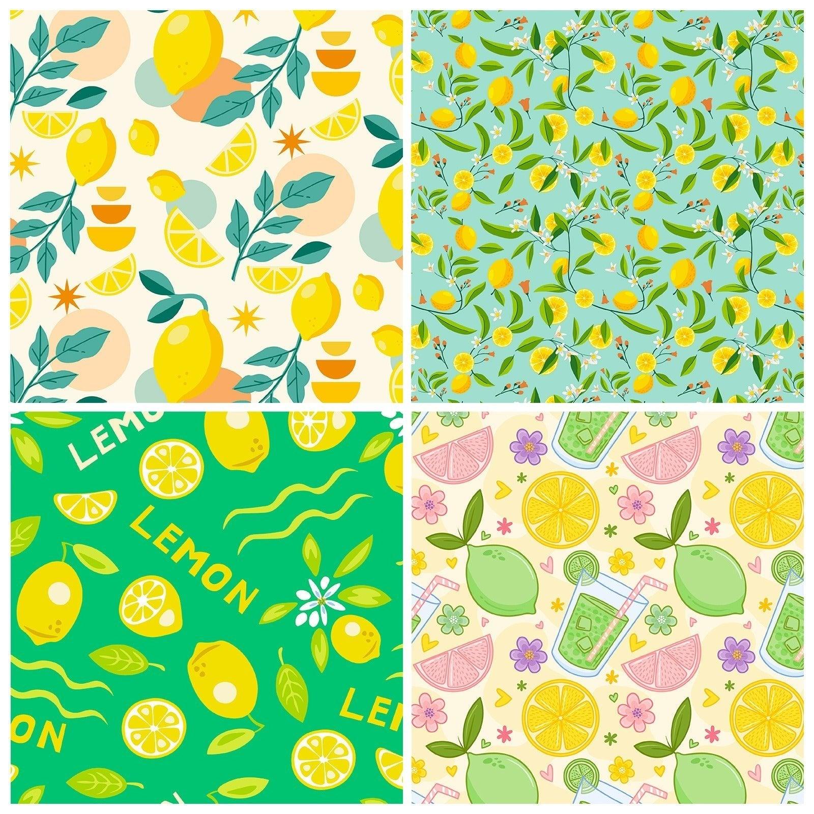 2102 12pcs/pack lemon small fresh material paper ins literary handbook - Memo Journals