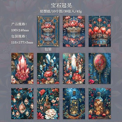 2119 Plain Paper Red Velvet Years Collection - Memo Journals
