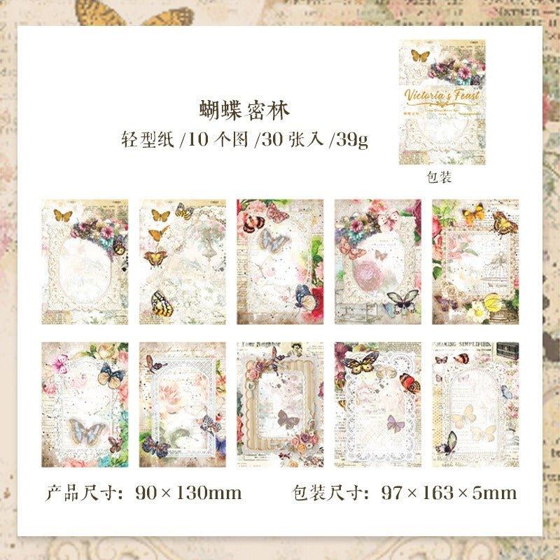 2168 Handmade Sewing Thread Material Paper Hand Sewing Time Series - Memo Journals