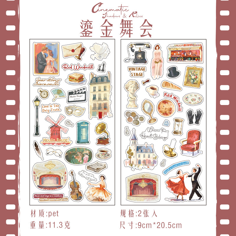 [2601-163] Misty Detective – Cinematic PET Stickers (6 Designs)