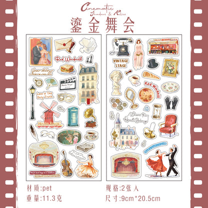 [2601-163] Misty Detective – Cinematic PET Stickers (6 Designs)