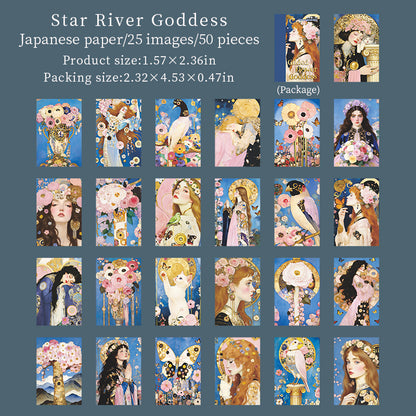 [2602-020] Gilded Flower Goddess Sticker Book 4 Styles