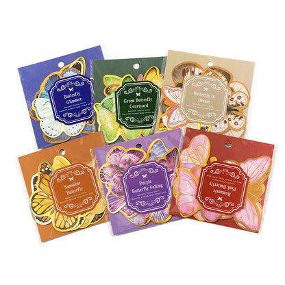 [2601-210] Foil Butterfly Journal Sticker Set