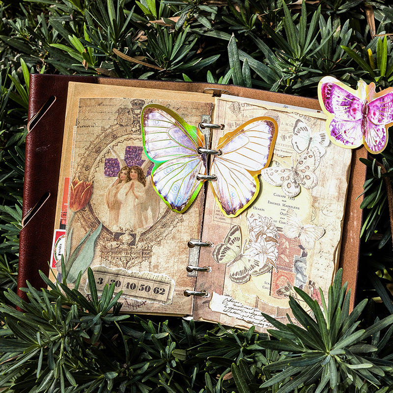 [2601-210] Foil Butterfly Journal Sticker Set