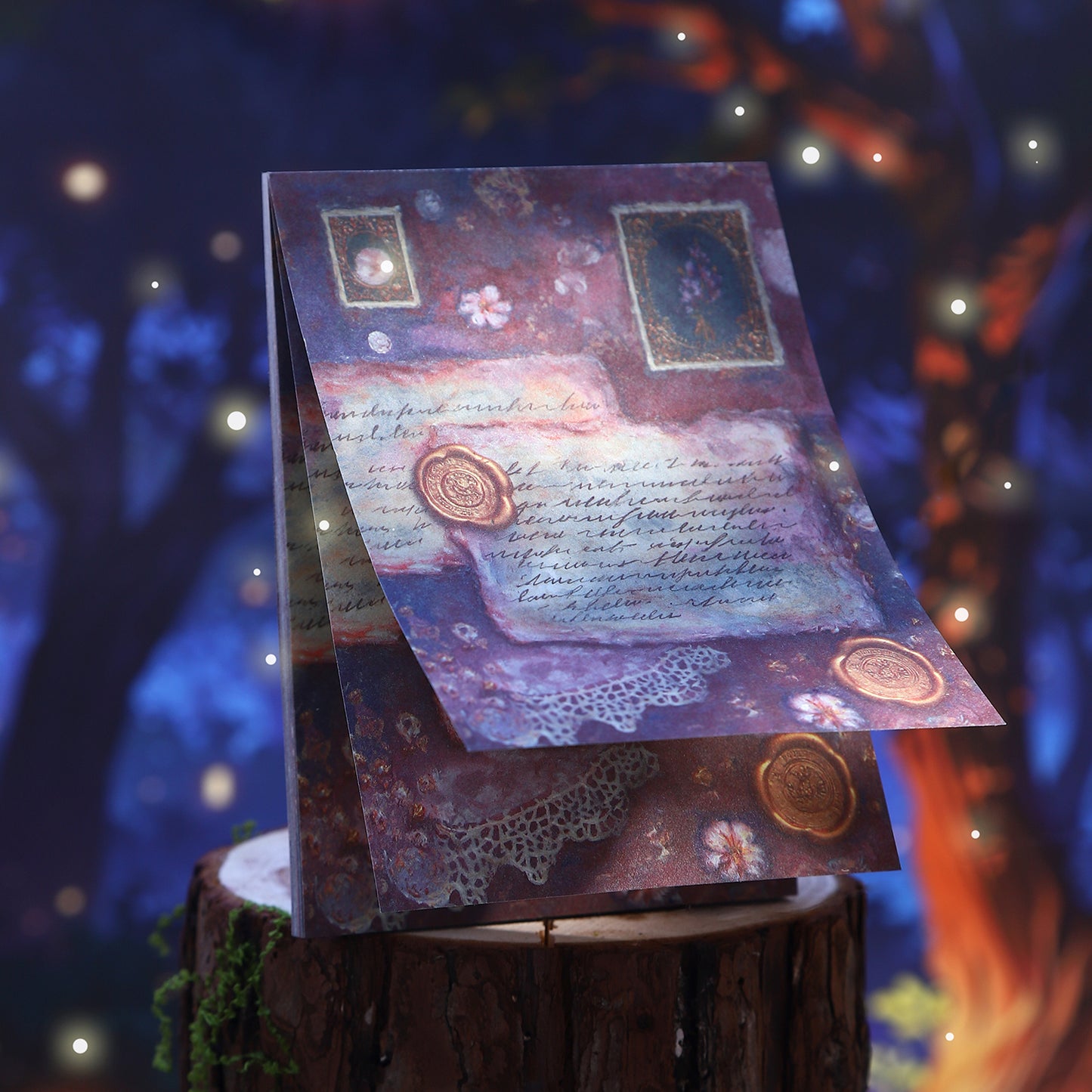 [2603-099] Fantasy Dream Journal Collage Paper 6 Styles