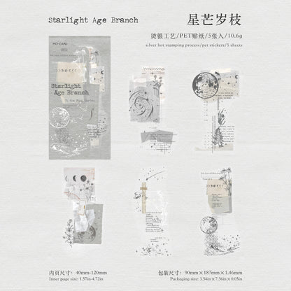 [2602-029] Moon PET Decorative Stickers