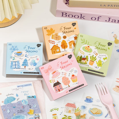 [2603-144] Seasonal Signal PET Journal Stickers 4 Styles