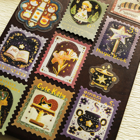 [2603-129] Cute Fantasy PET Sticker Pack 6 Styles
