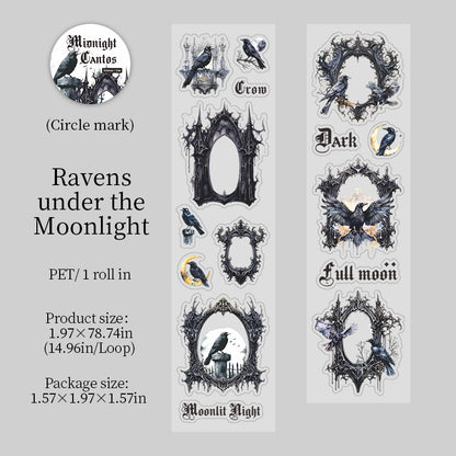 [2603-058] Gothic Washi Tape 4 Styles