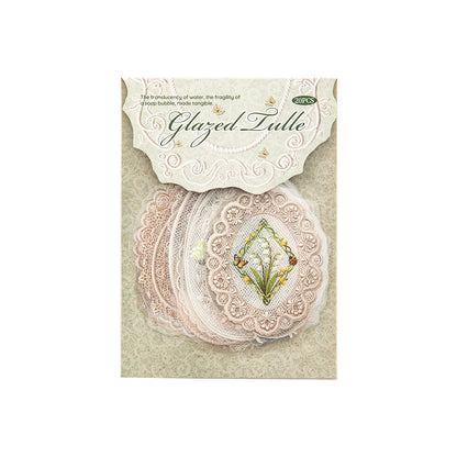 [2603-120] Lace Mesh PET Sticker Pack 4 Styles