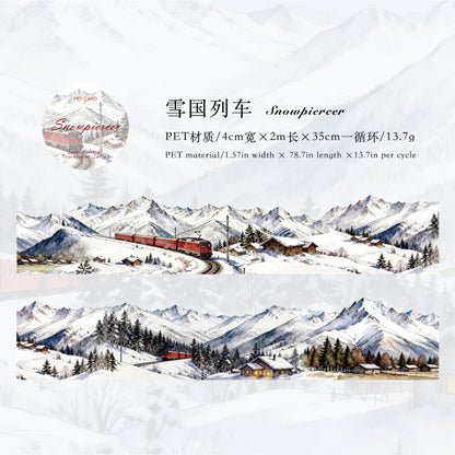 [2602-024] Snowland Winter PET Stickers 6 Styles