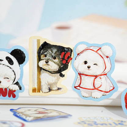 [2603-066] Cute Animal Party Stickers 6 Styles