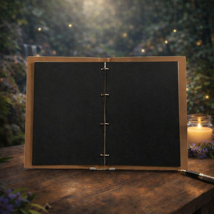 [NB-26-001] Moonlit Flamingo Fantasy Art Journal