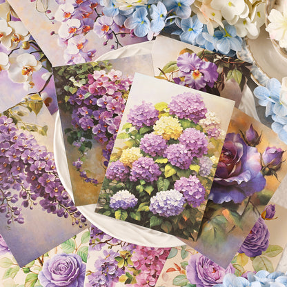 [2602-033] Embossed Floral Decorative Paper 6 Styles