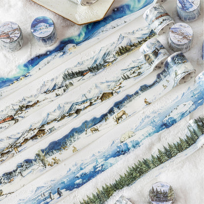 [2602-024] Snowland Winter PET Stickers 6 Styles