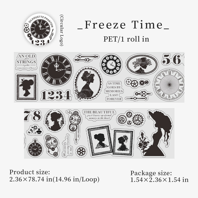 [2603-053] Vintage European Die Cut Tape 6 Styles