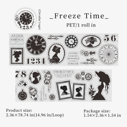 [2603-053] Vintage European Die Cut Tape 6 Styles