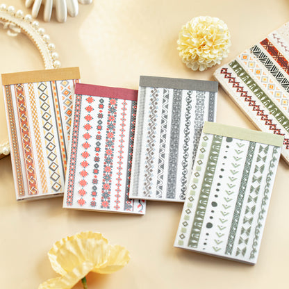 [2603-001] Themed Mixed Material Sticker Book 4 Styles