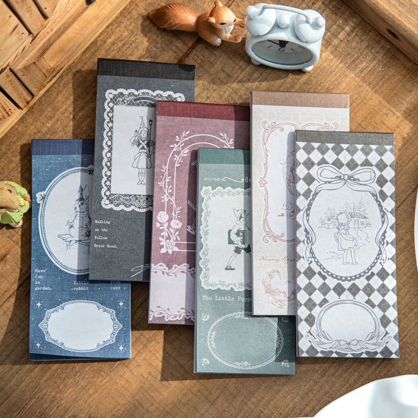 [2601-160] Fairy-Tale Little Happiness – Journal Memo Pad Set (6 Designs)