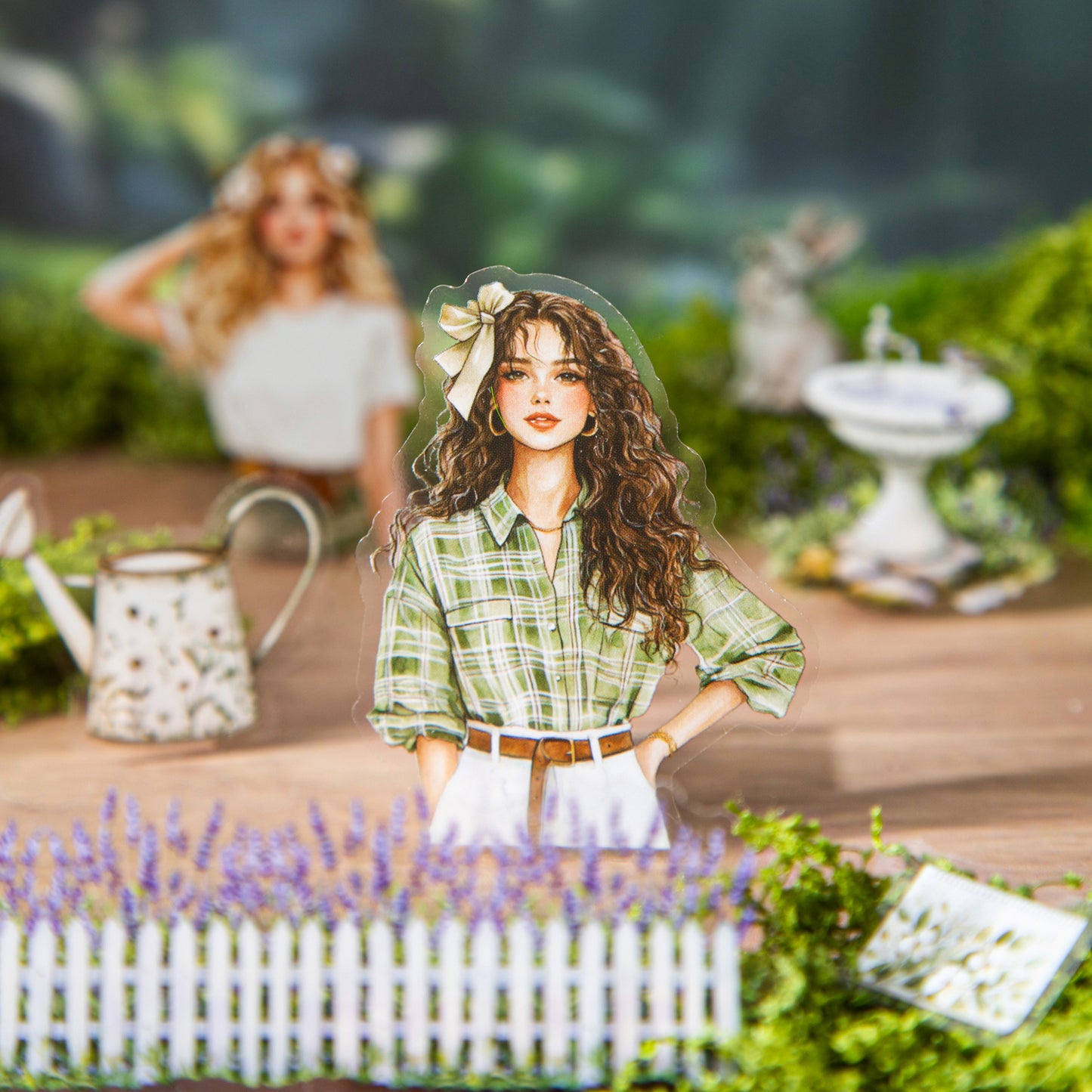 [2601-211] Spring Garden Journal Sticker Book
