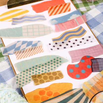[2601-208] Colorful Washi Tape Sticker Set 20 Pieces