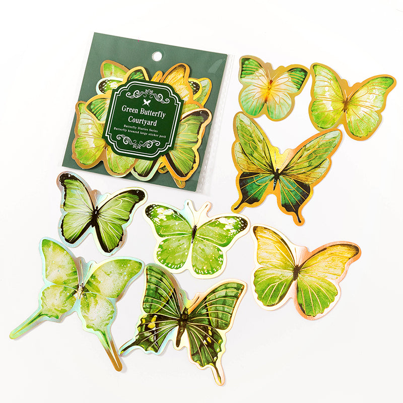 [2601-210] Foil Butterfly Journal Sticker Set