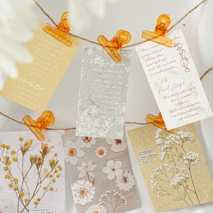 [2603-113] Botanical Journal Collage Paper 6 Styles