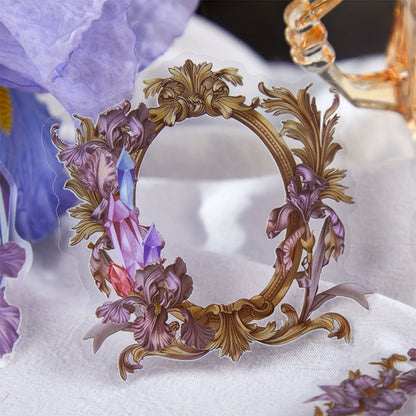 [2603-046] Vintage Floral Frame Stickers European Style 6 Styles