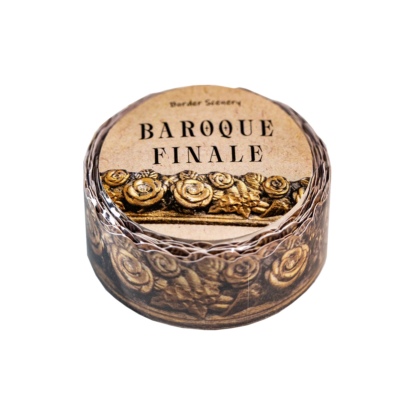 [2601-158] Baroque Finale – Ornate Frame Washi Tape Set (4 Designs)