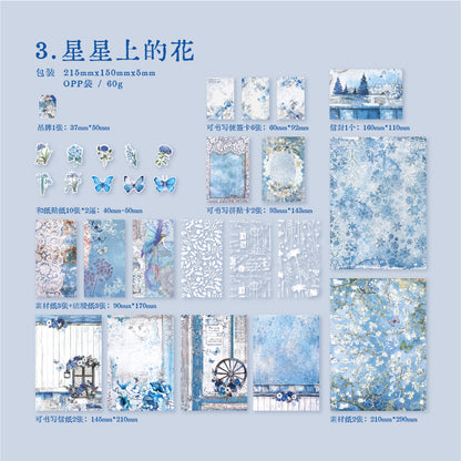 [2601-217] Emotion Collector Mixed Media Collage Stickers Pack