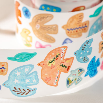 [2601-235] Everyday Objects Series Synthetic Paper Washi Tape Journal Stickers 4 Styles